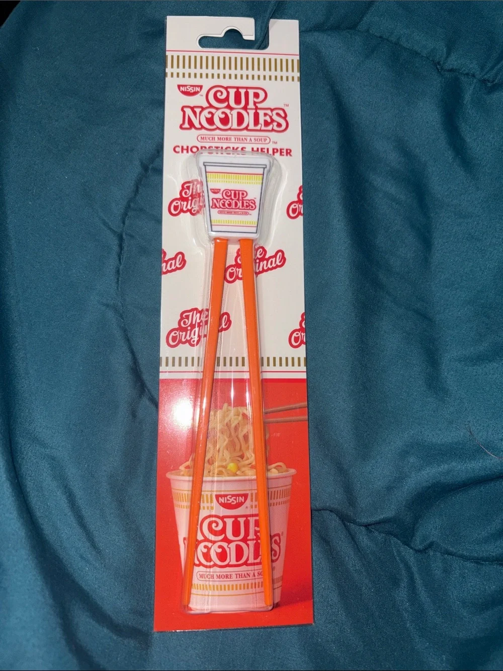 Nissin Cup Noodles Orange Training Chopsticks